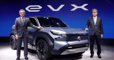 خودرو کانسپت الکتریکی سوزوکی eVX در نمایشگاه اتو اکسپو 2023 رونمایی شد